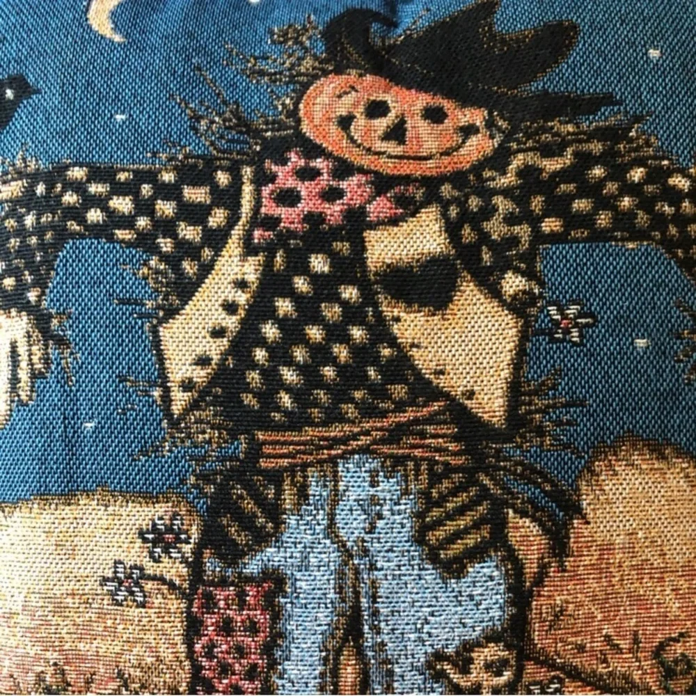 Vintage Halloween/Harvest Throw Pillow
